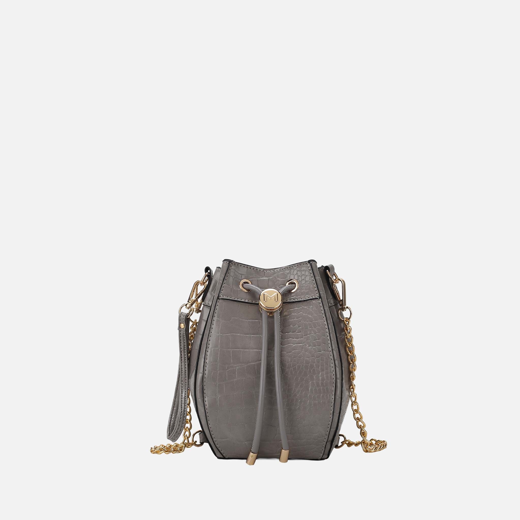 Cassidy Embossed Bucket Bag