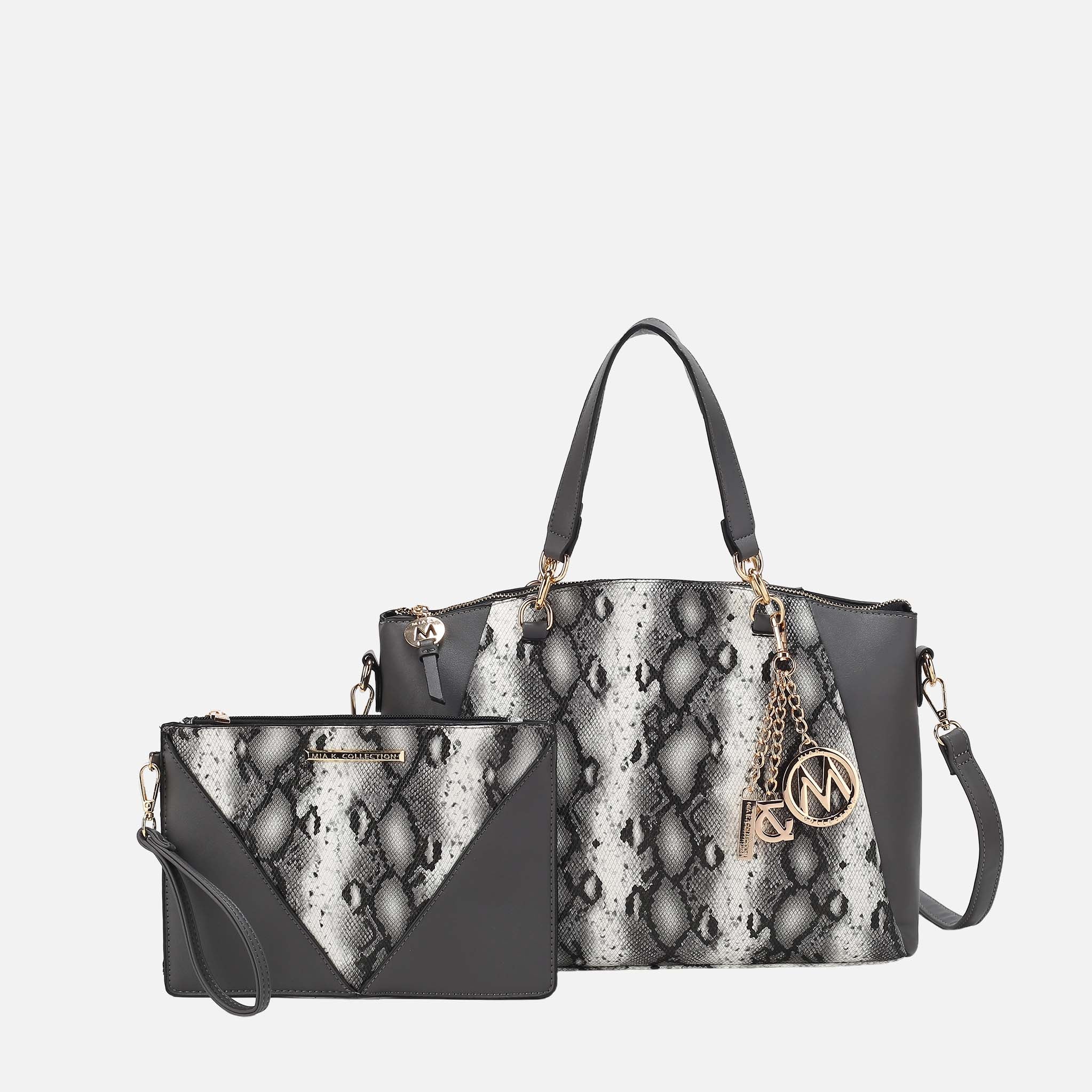 Addison Shoulder Bag and Wristlet Set