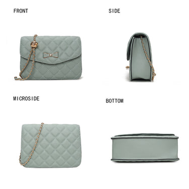 Blossom Quilted Women's Shoulder Bag with a Mini Bag set