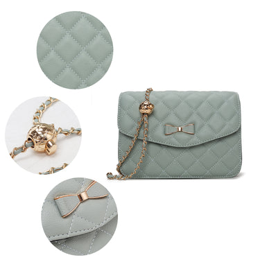 Blossom Quilted Women's Shoulder Bag with a Mini Bag set