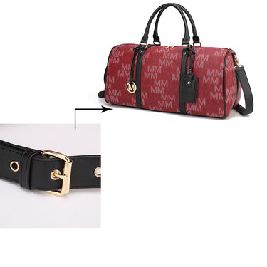 Jovani Vegan Leather Women's Oversized Weekender Handbag