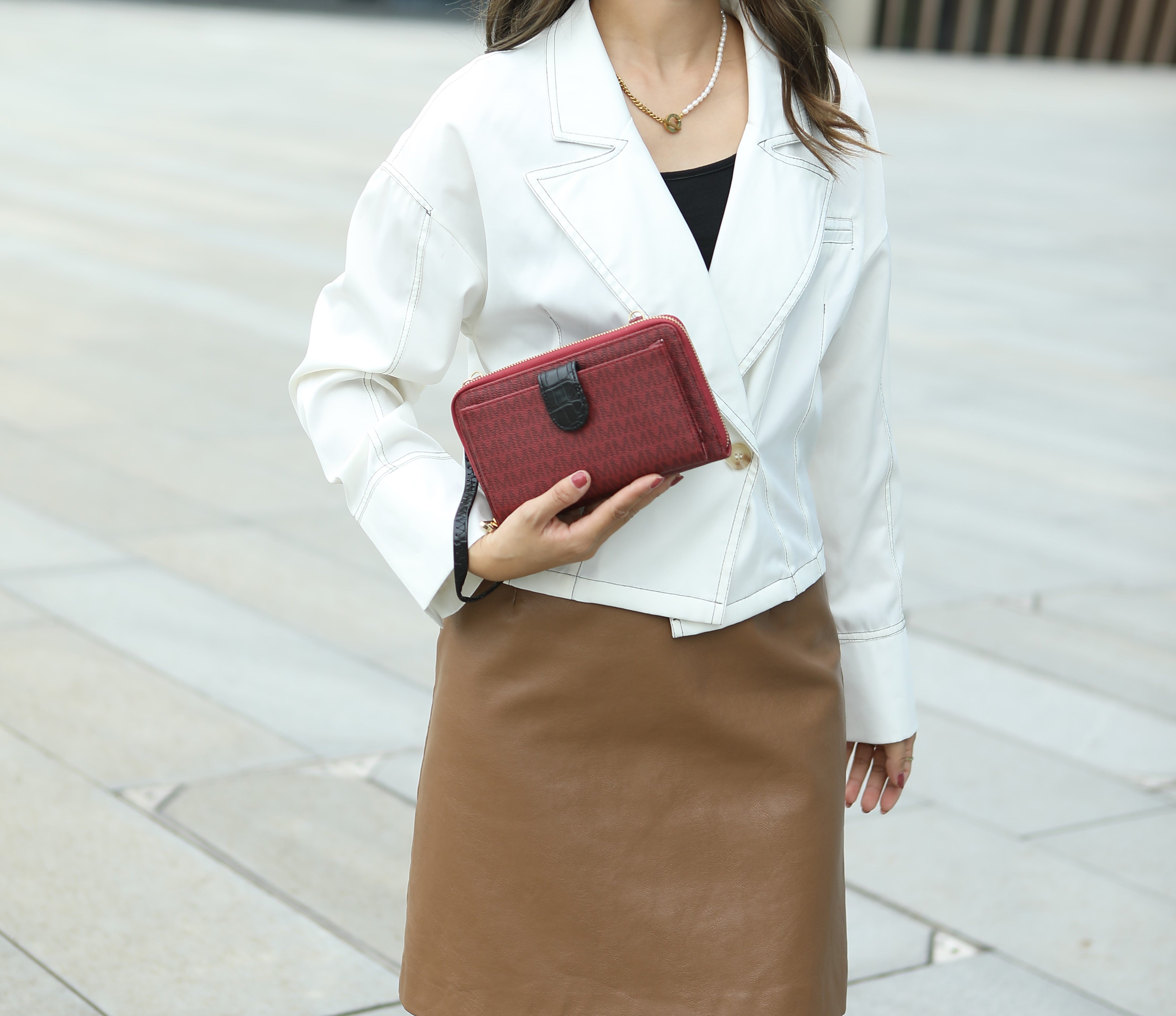 Olga Signature Phone Crossbody Bag