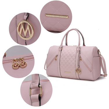 Allegra Vegan Leather Women’s Duffle Handbag