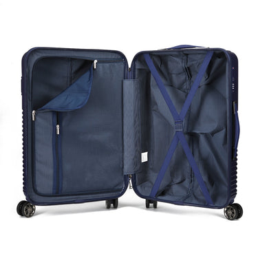 Mykonos Luggage Set with a Medium Carry-on and Small Cosmetic Case by Mia K Ã¢â‚¬â€œ 2 pieces