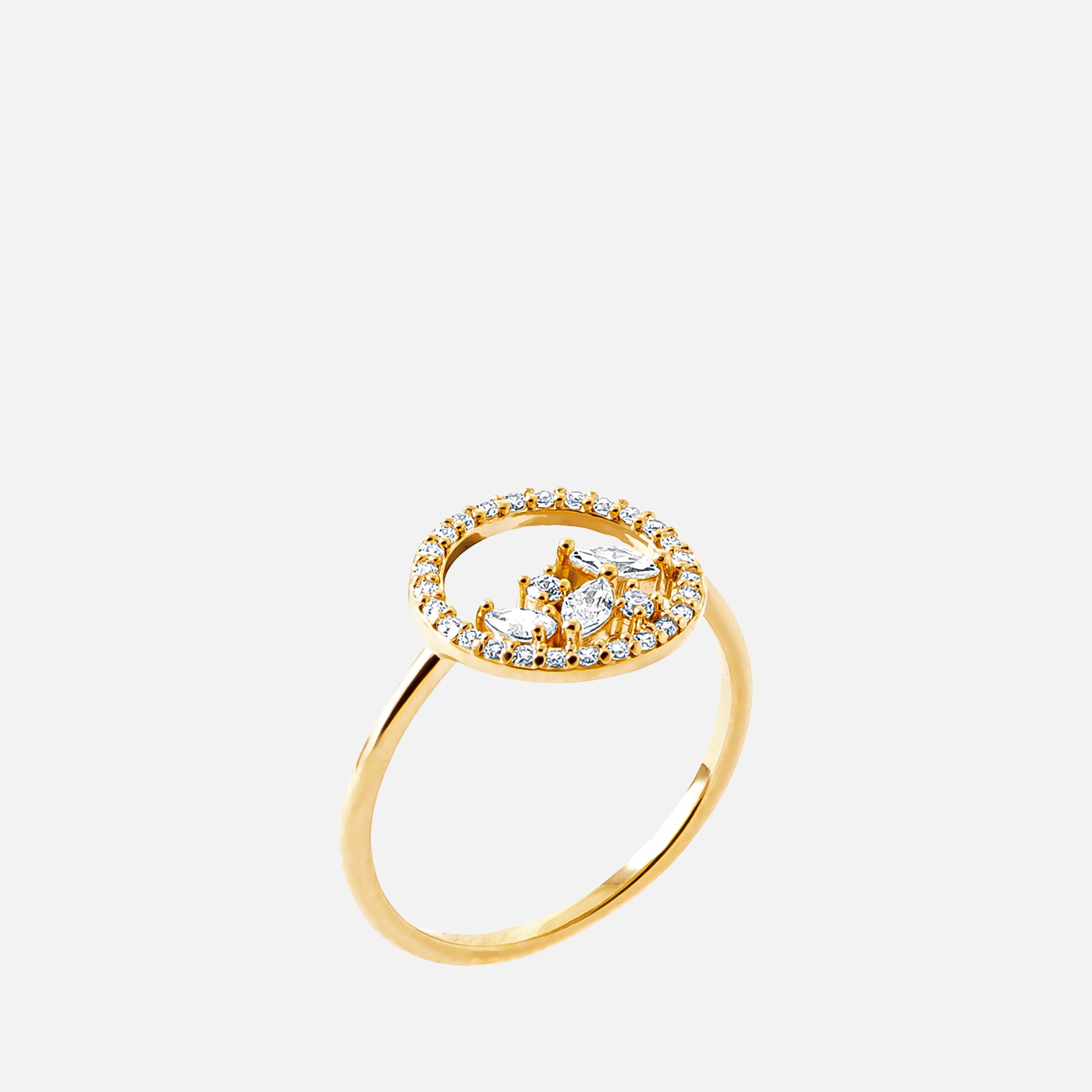 Halo Marquise Ring