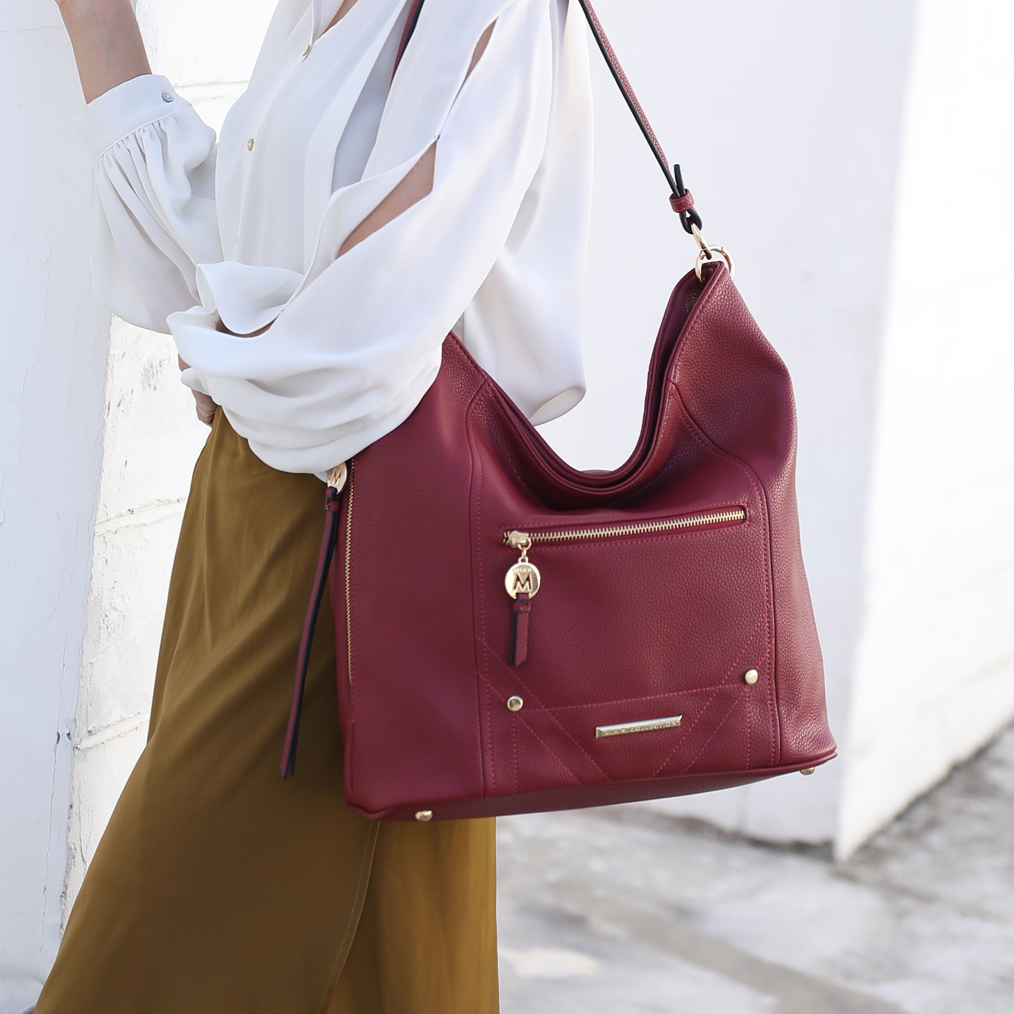 Jordina 2 PCS Shoulder Bag with Matching Wallet