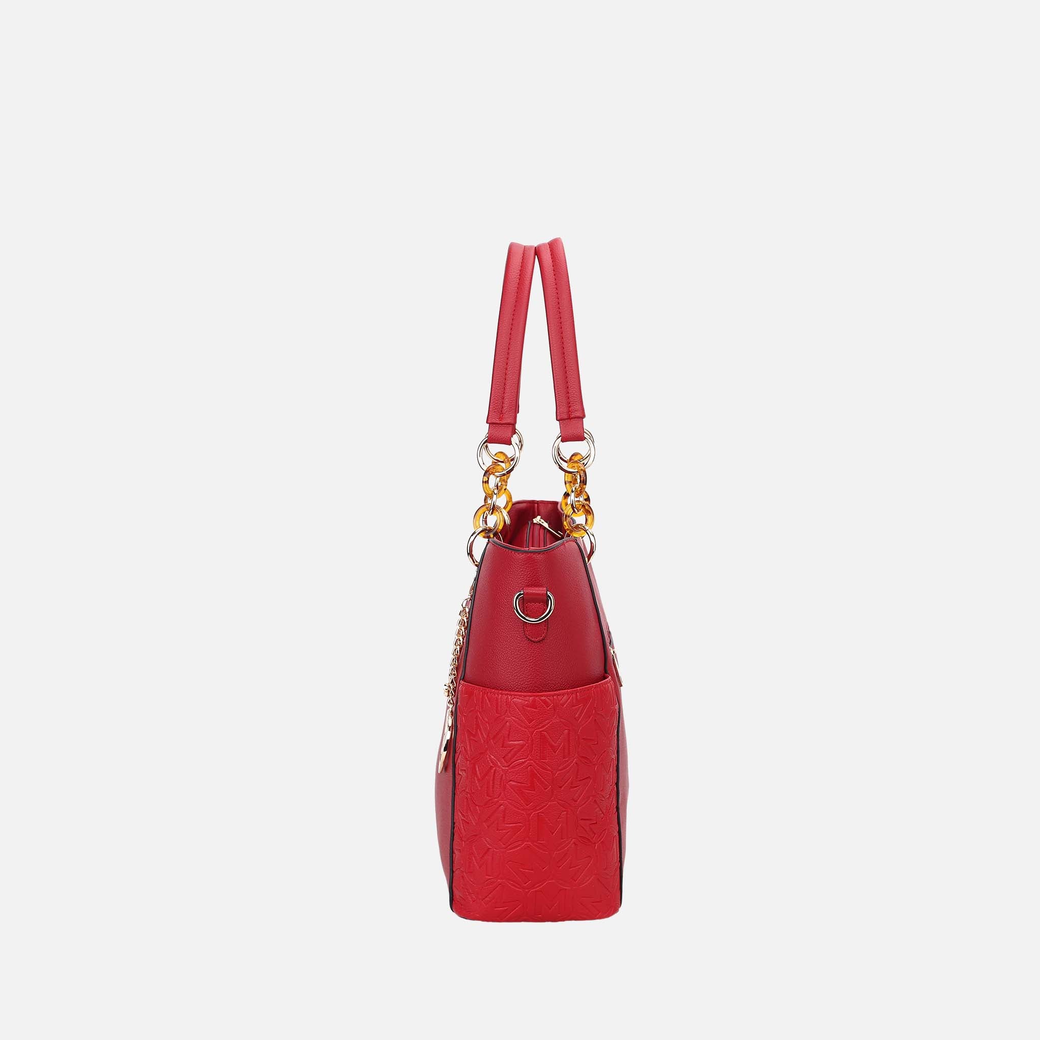 Merlina Embossed Tote Bag and Set