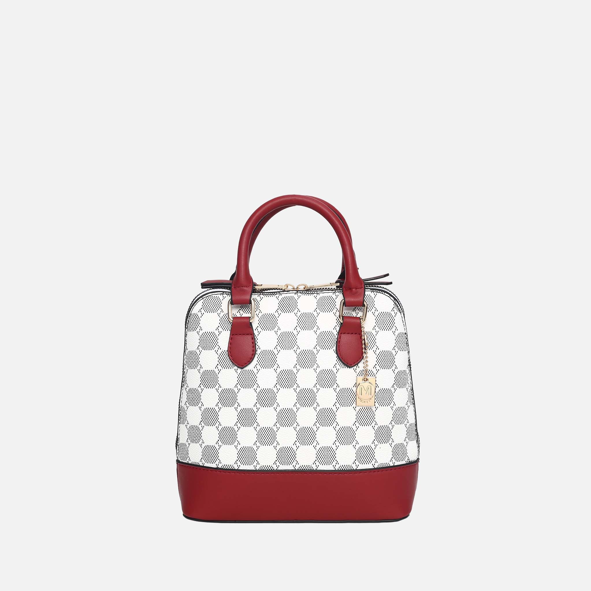 Marjorie Circular Print Satchel Bag