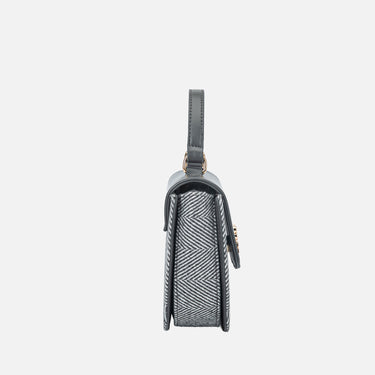 Heloise Herringbone Crossbody Bag