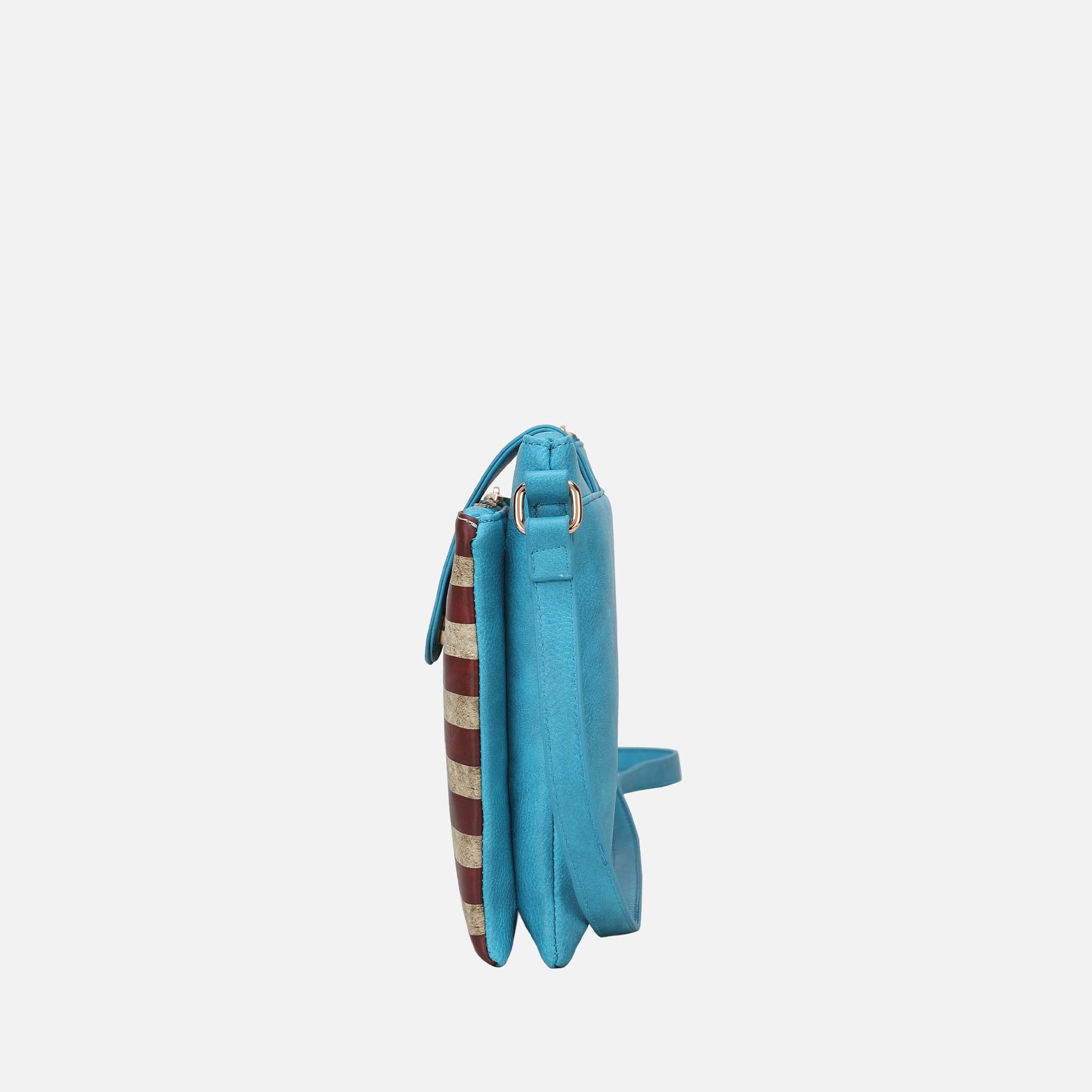 Josephine Printed Flag Crossbody Bag