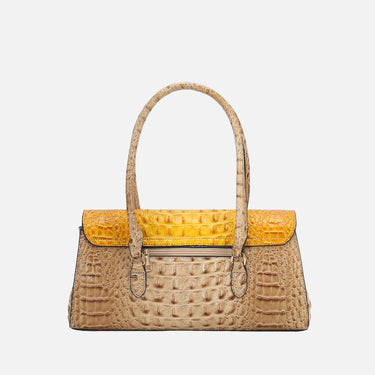 Liviana Croc-Embossed Shoulder Bag