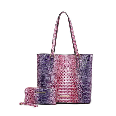 Piper Gradient Croc Tote Bag