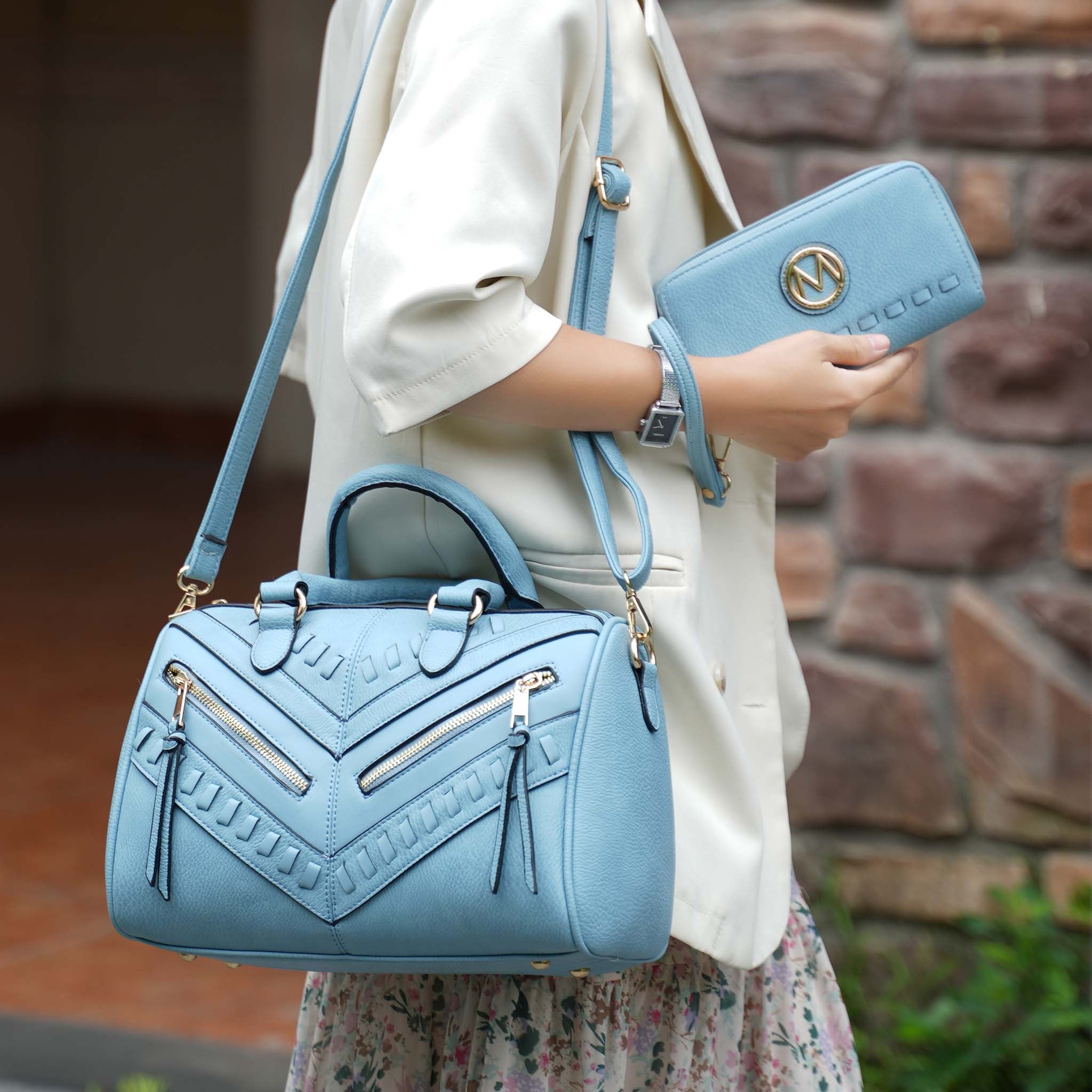 MKF Collection by Mia K. Lara Shoulder Bag and Set, Matching