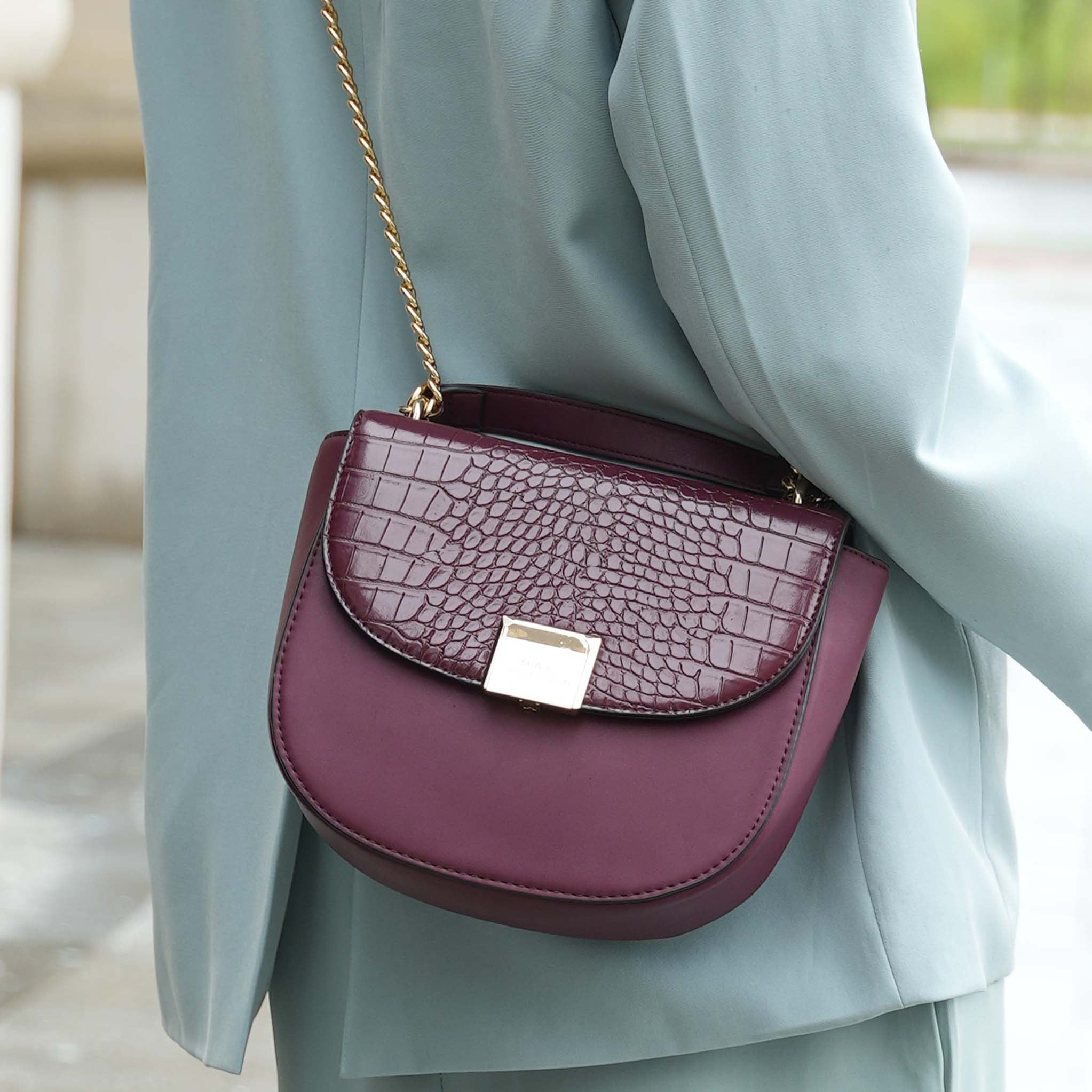 Brooklyn Embossed Crossbody Bag