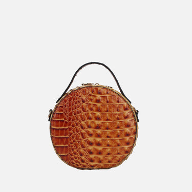 Ynnari Croc Round Crossbody Bag