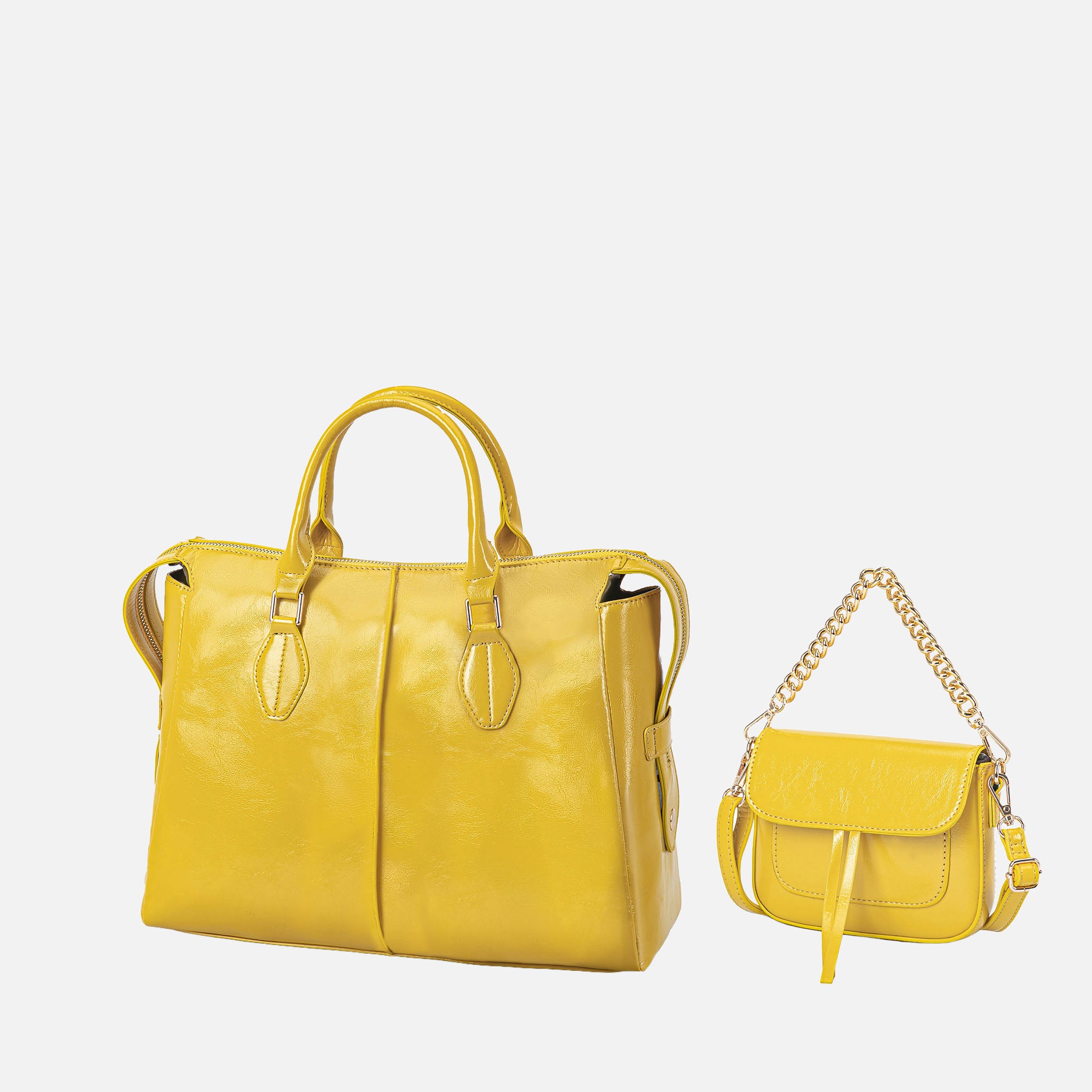 Yareli Tote Bag  with Mini Bag- 2-piece set