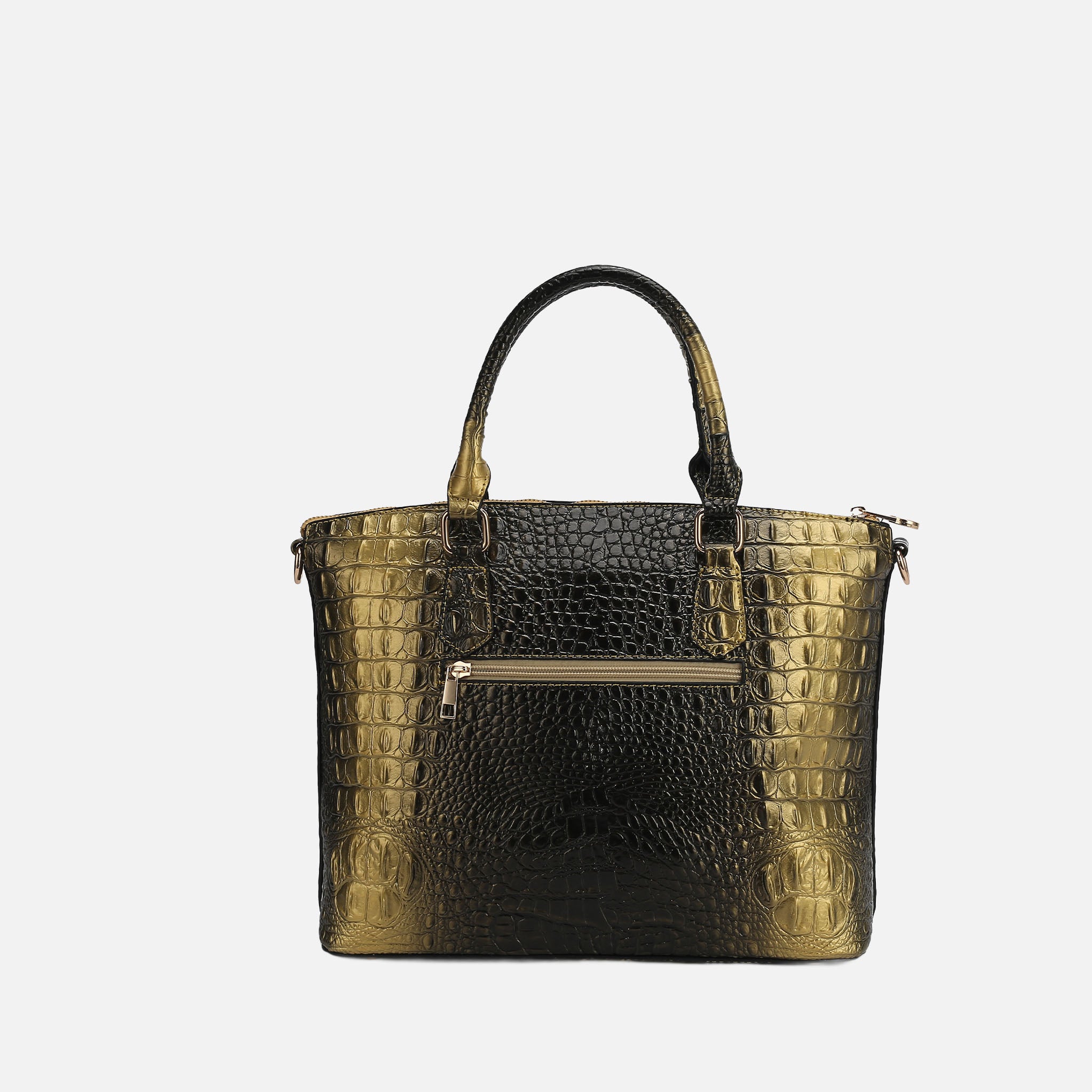 Liora Croc-Embossed Tote Bag and Set