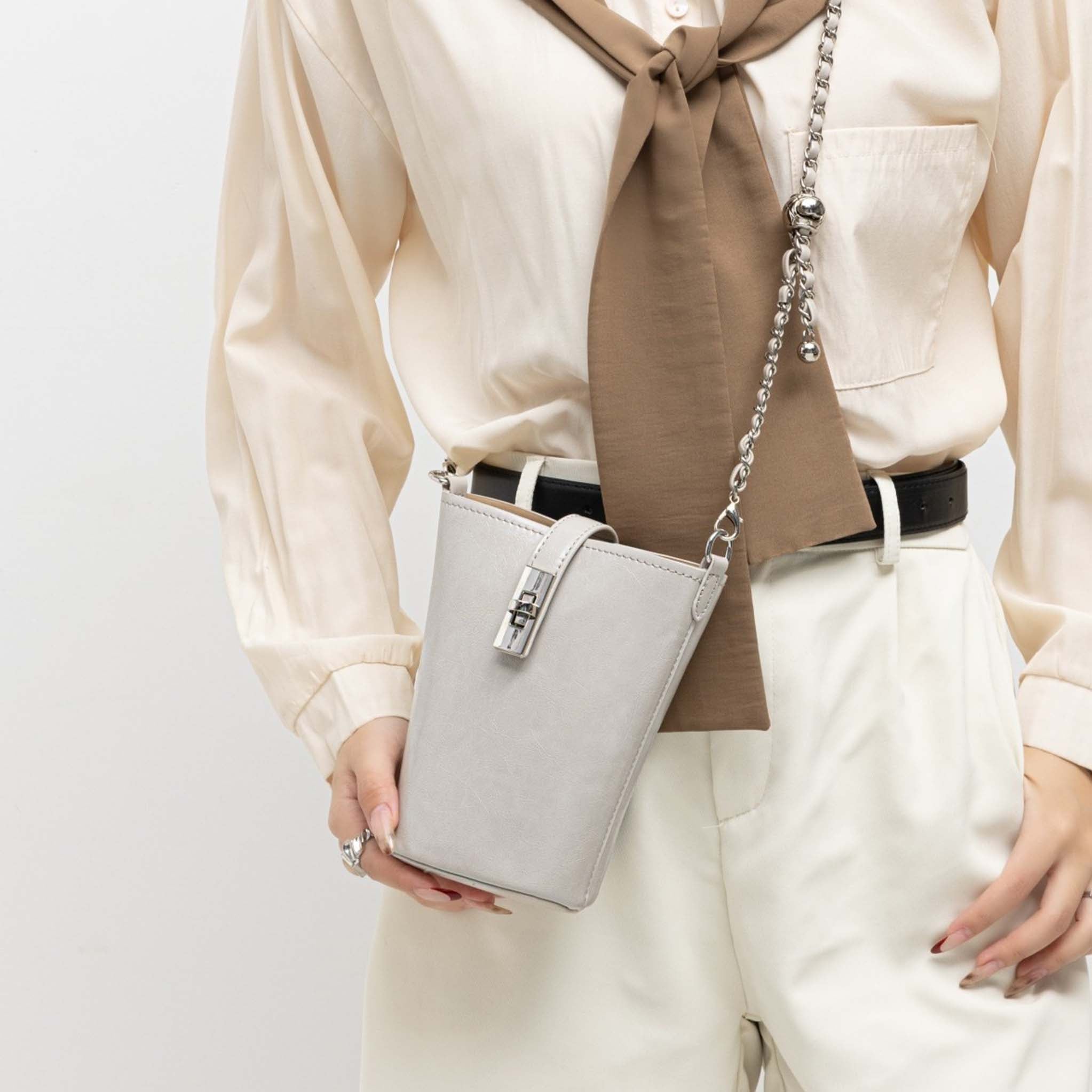 Evelina Mini Bucket Bag