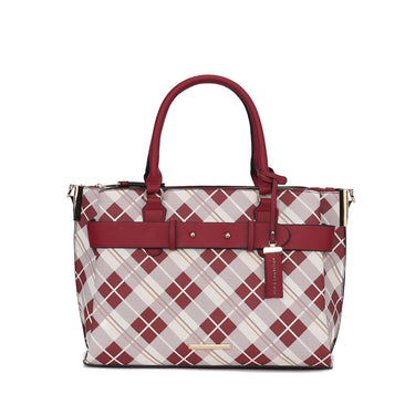 Vivian Plaid Shoulder Bag