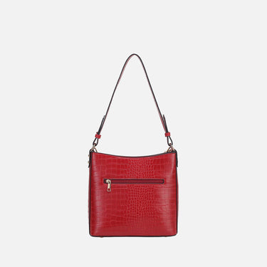 Bizzy Embossed Shoulder Bag