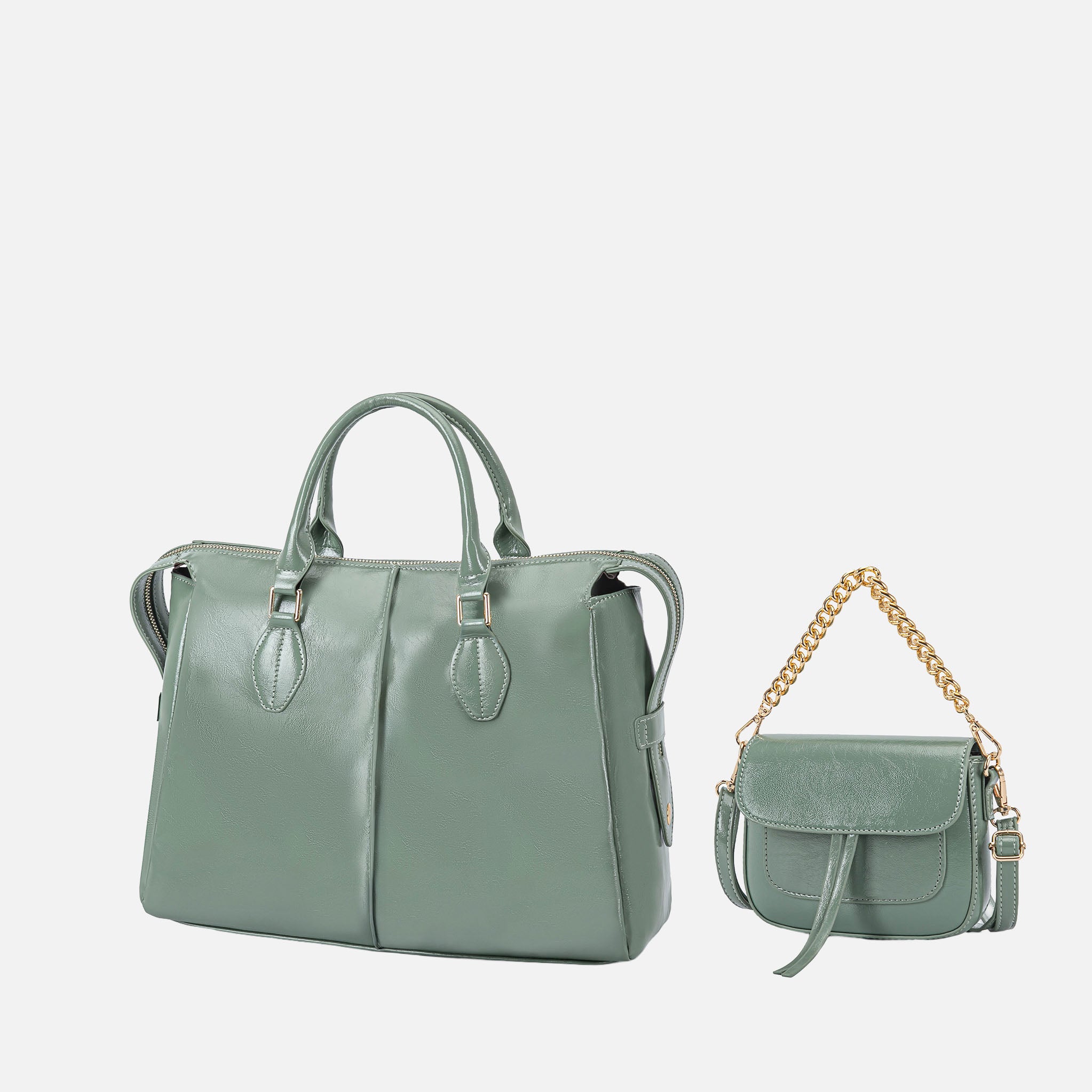Yareli Tote Bag  with Mini Bag- 2-piece set