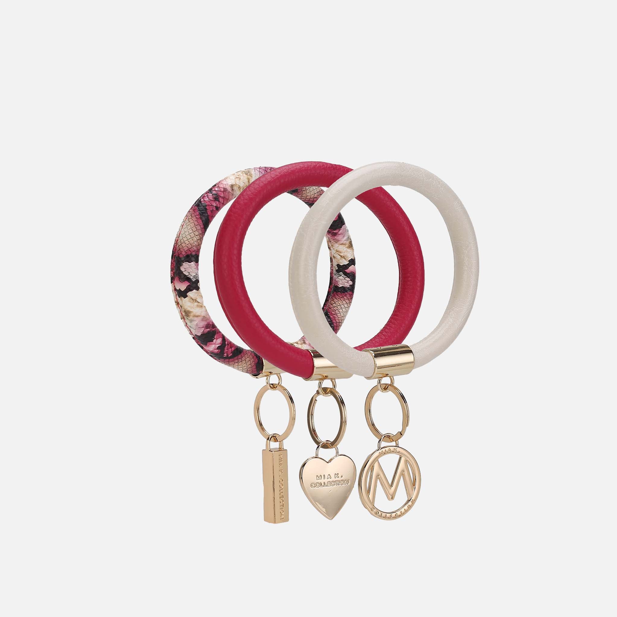 Jasmine Bangle Bracelet Keyring Set