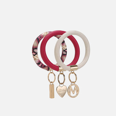Jasmine Bangle Bracelet Keyring Set