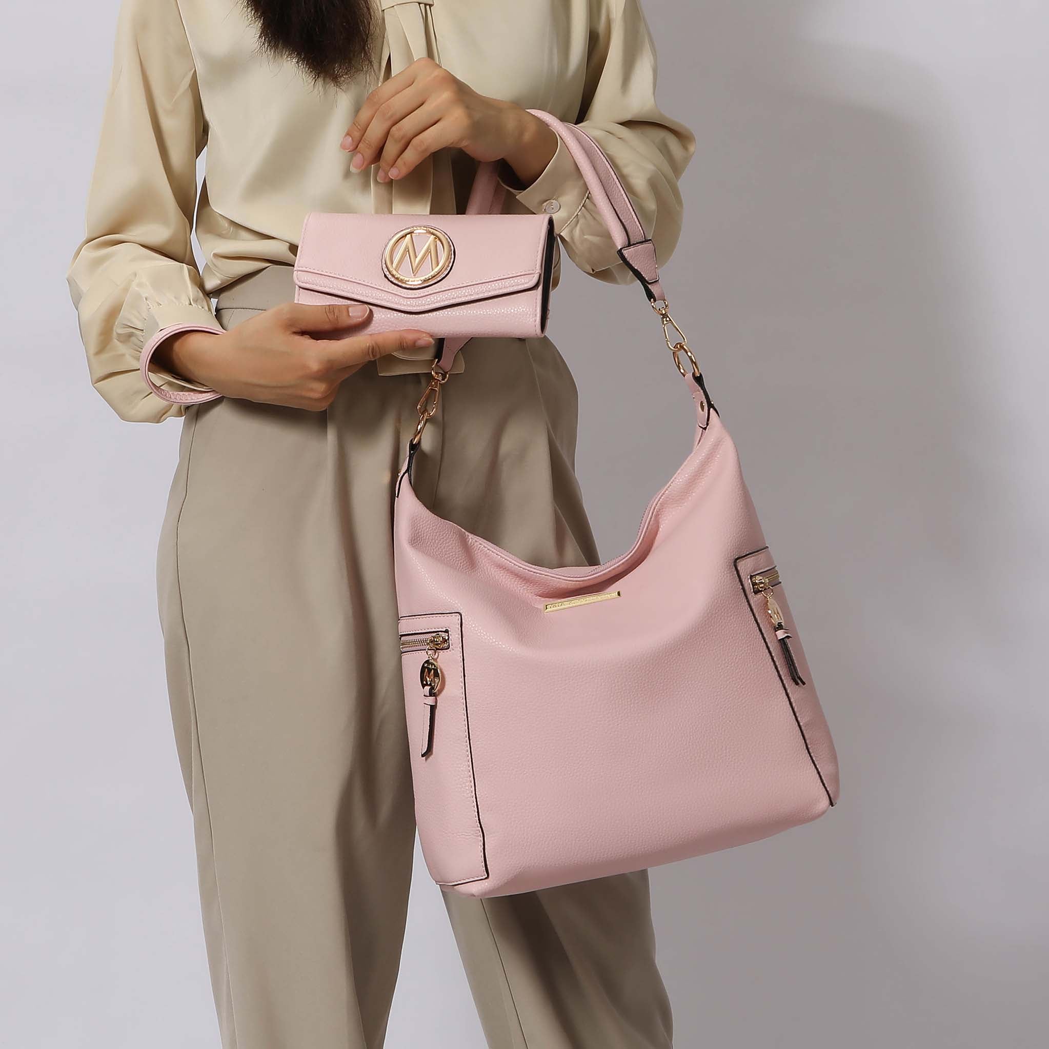 Ophelia Hobo Bag and Wallet Set