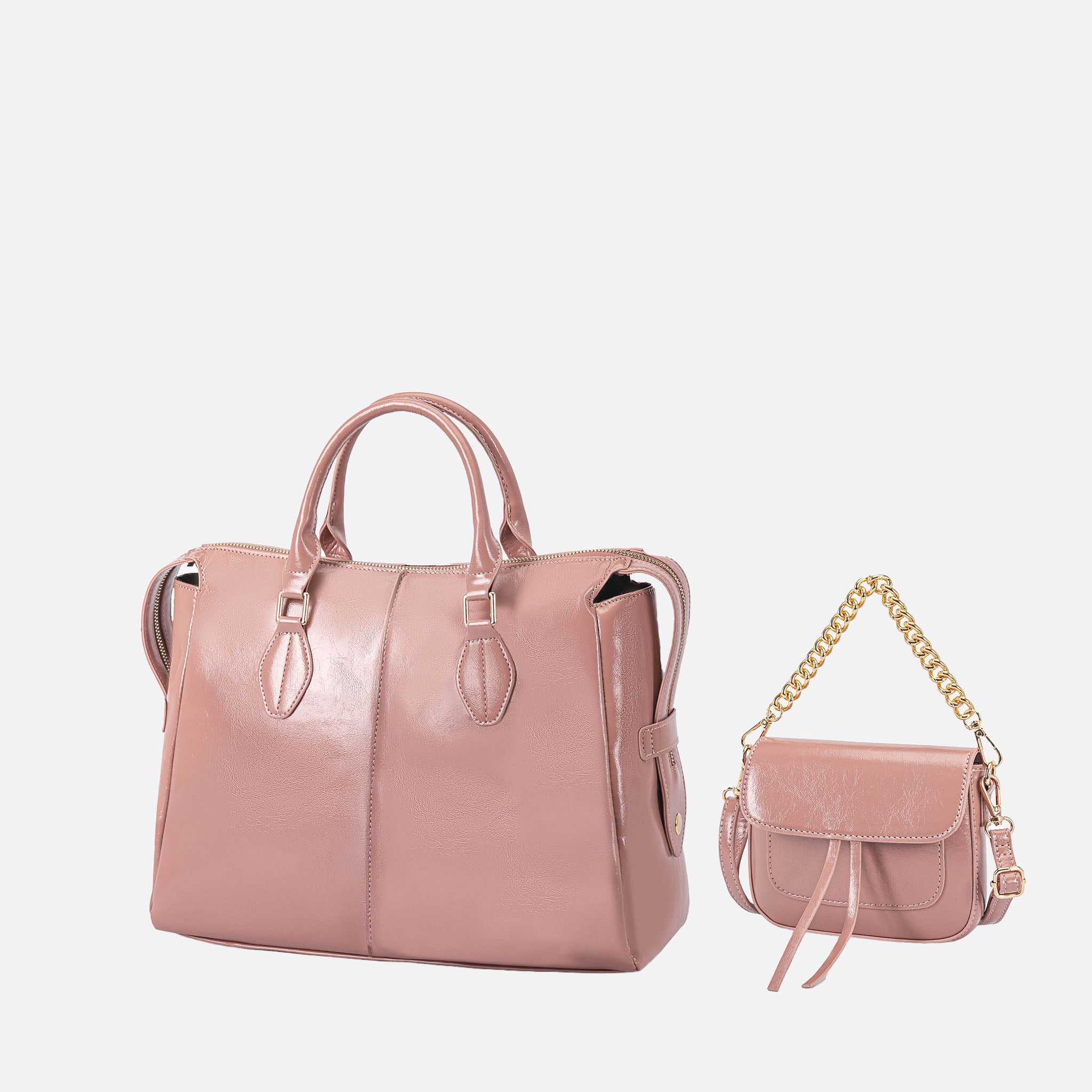 Yareli Tote Bag  with Mini Bag- 2-piece set