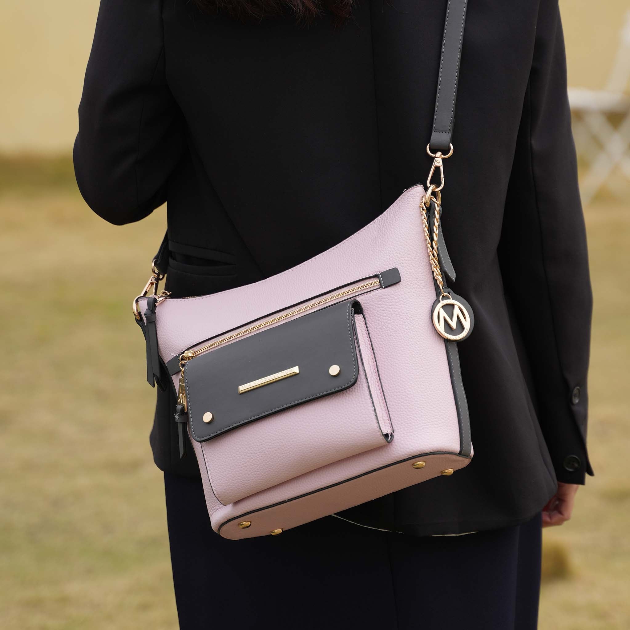 Serenity Color Block Shoulder Bag