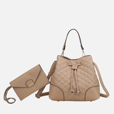 Wendy 2 PCS Bucket Bag with Wristlet