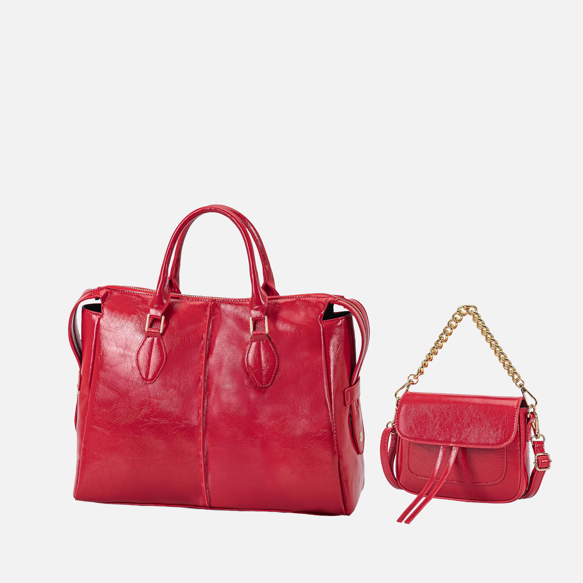 Yareli Tote Bag  with Mini Bag- 2-piece set