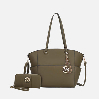 Prisha Tote Bag and Wallet Set