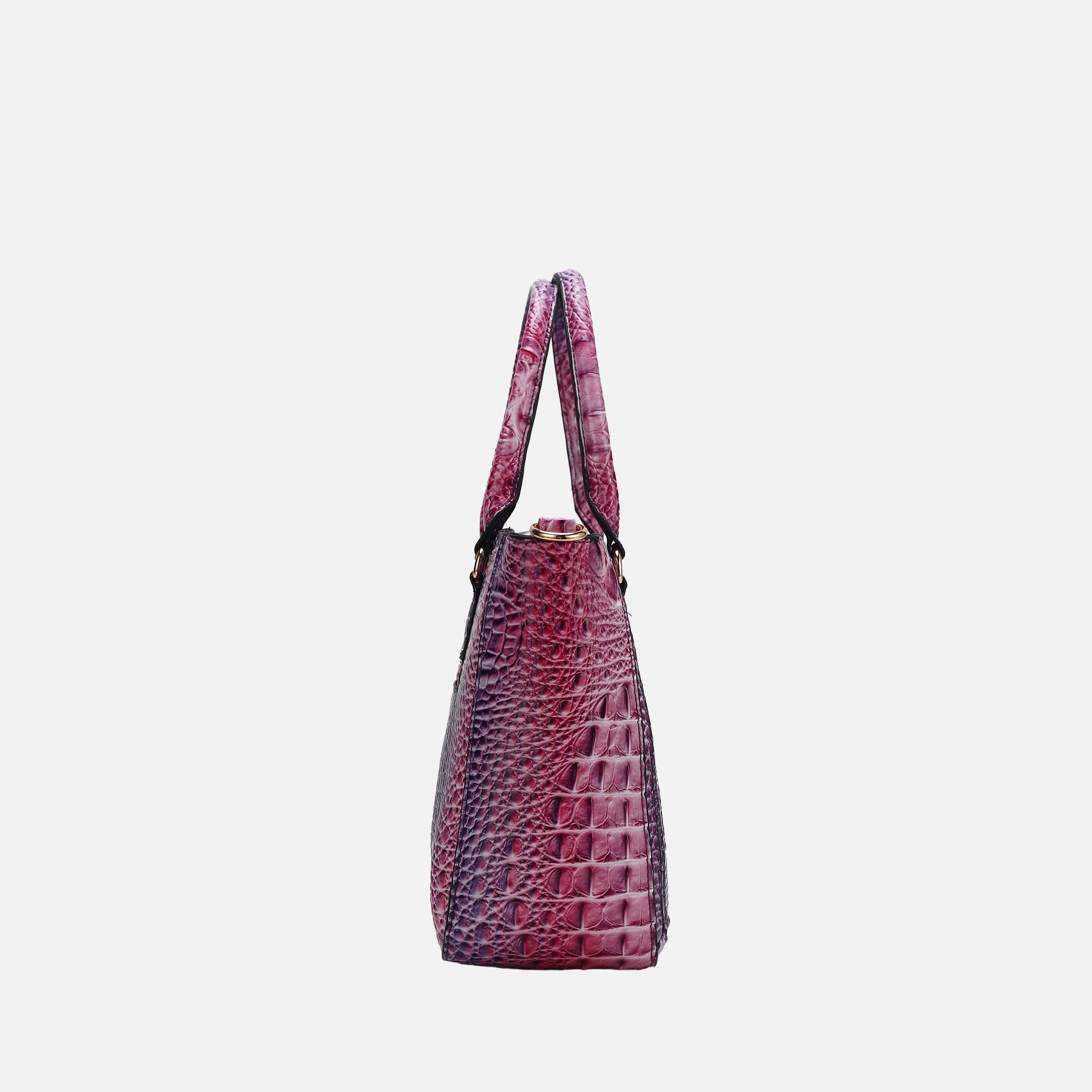 Bonnie Gradient Croc Shoulder Bag and Set