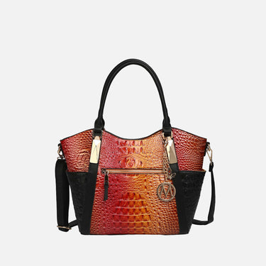 Janise Gradient Croc Tote handbag