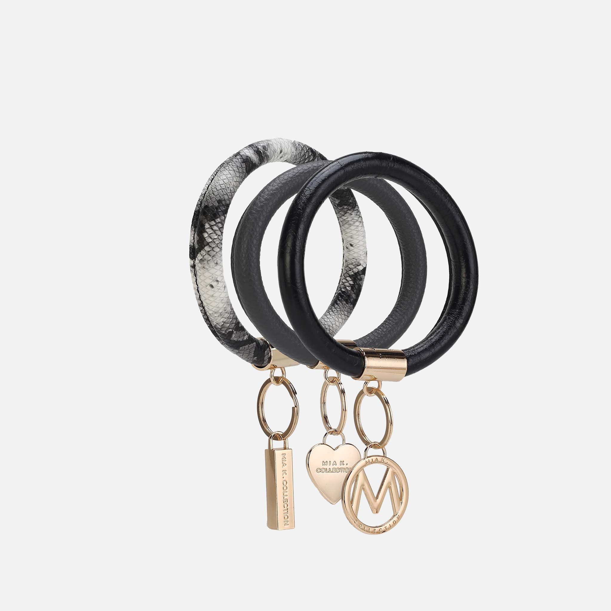 Jasmine Bangle Bracelet Keyring Set