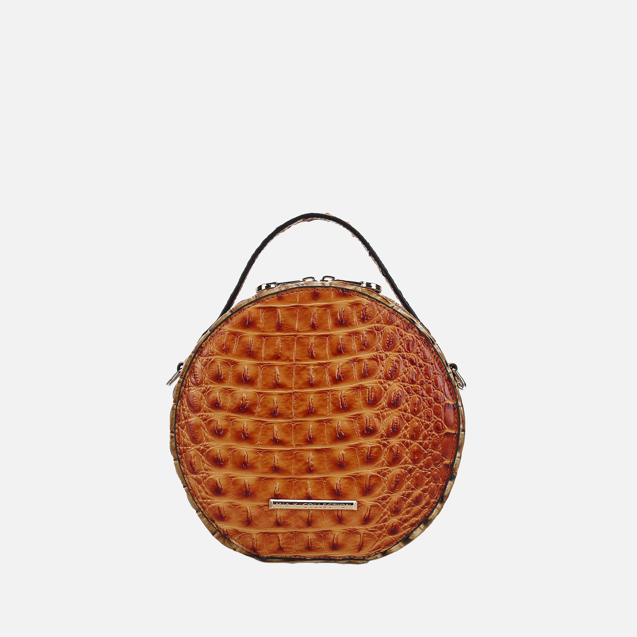 Ynnari Croc Round Crossbody Bag