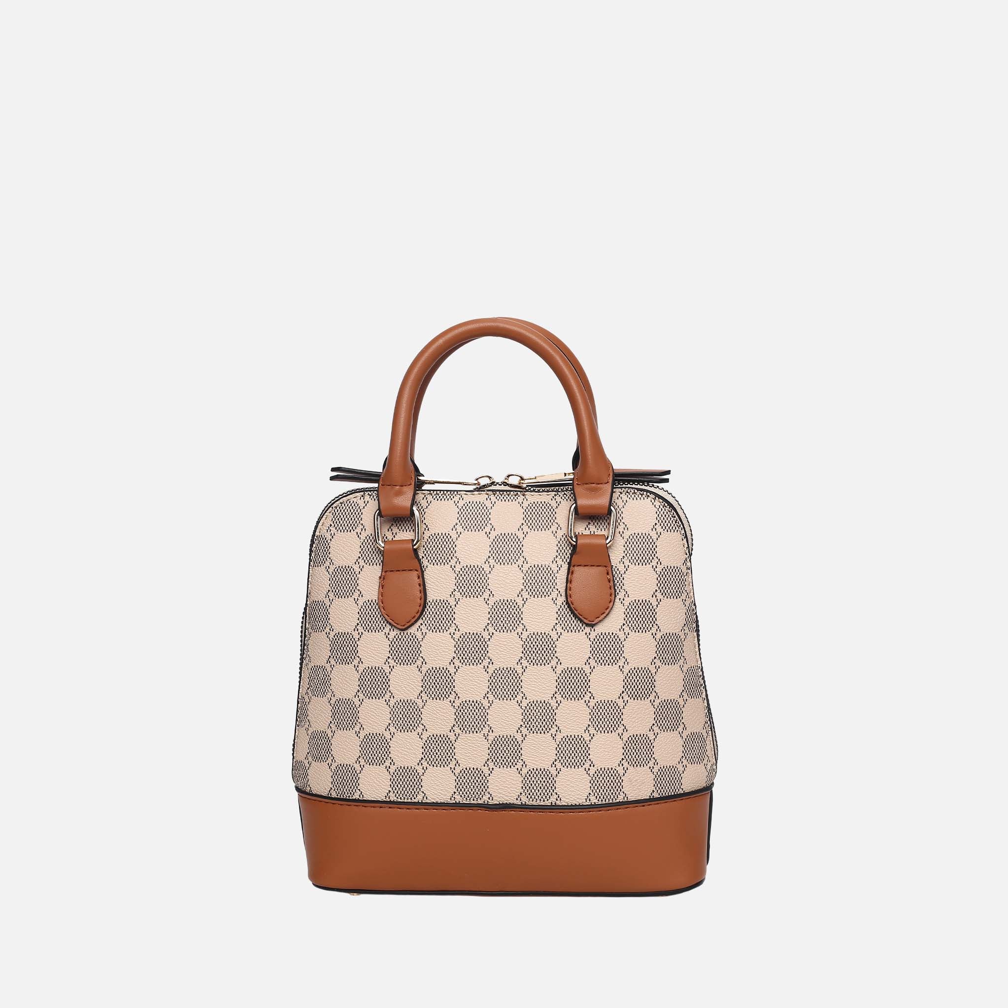 Marjorie Circular Print Satchel Bag