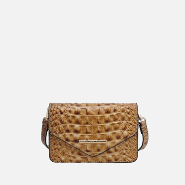 Vanta Solid Croc Saddle Bag