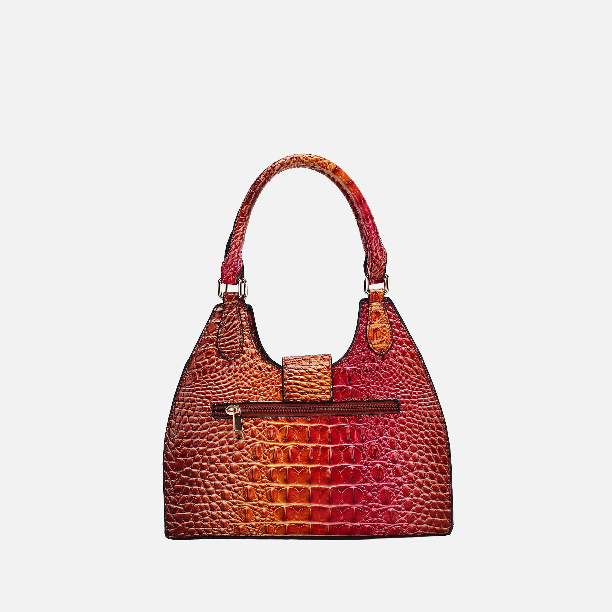 Ava Gradient Croc Tote Bag