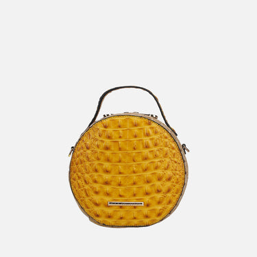 Ynnari Croc Round Crossbody Bag