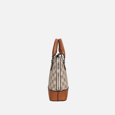 Marjorie Circular Print Satchel Bag