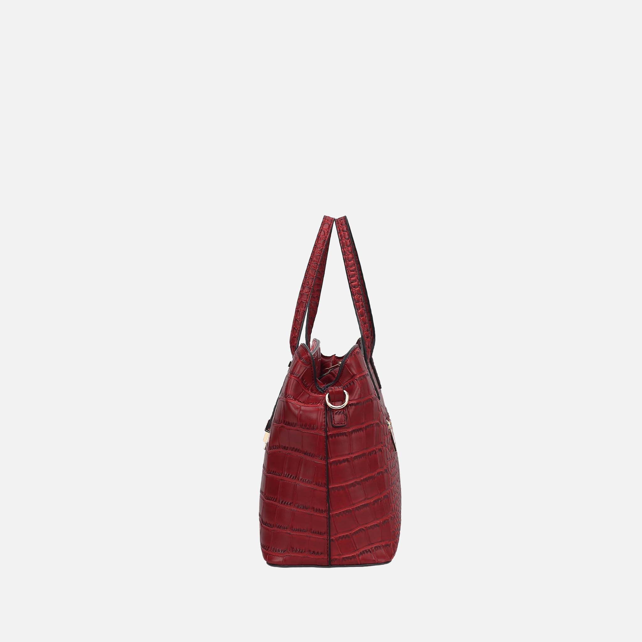Aurelia Embossed Shoulder Bag