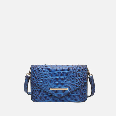 Vanta Solid Croc Saddle Bag