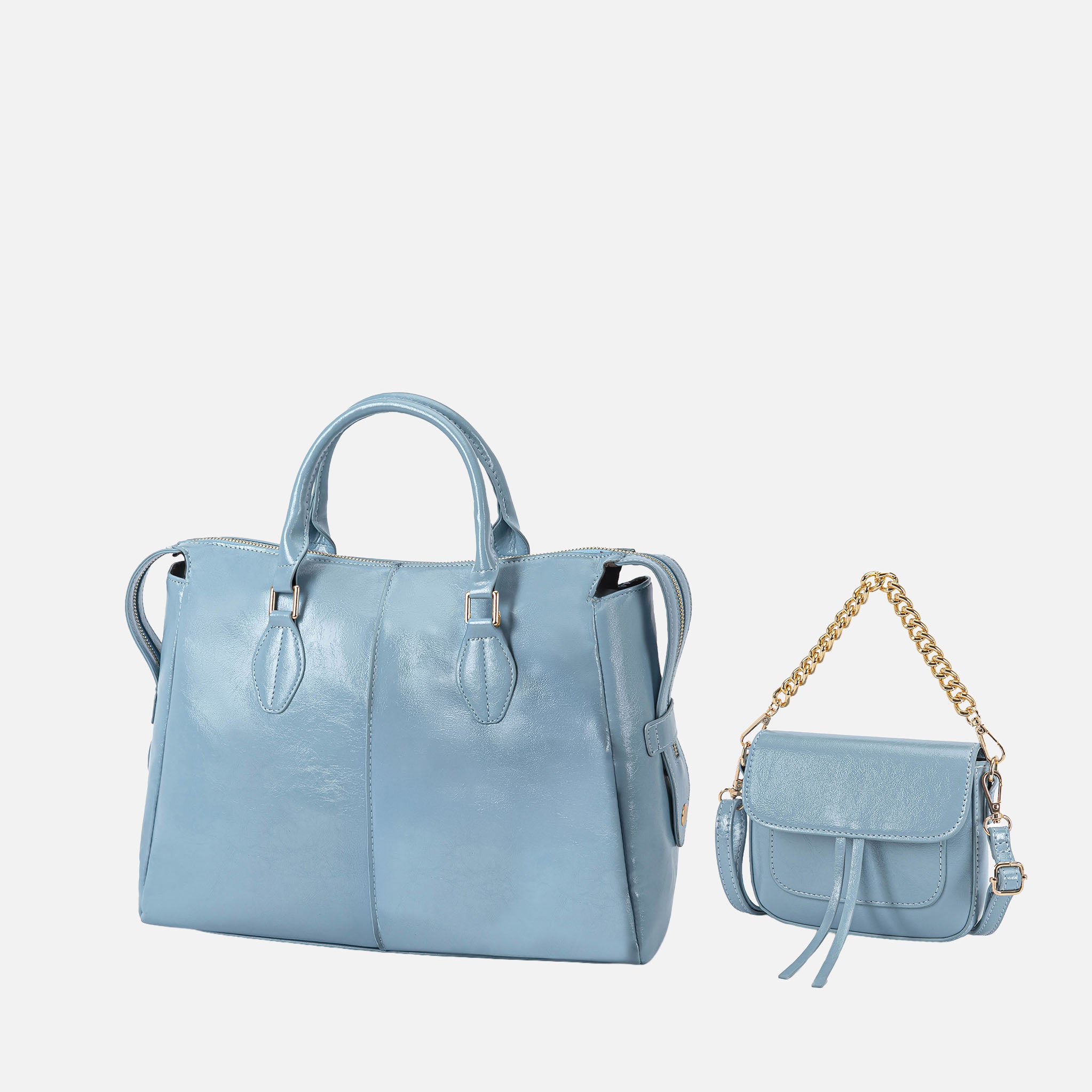 Yareli Tote Bag  with Mini Bag- 2-piece set