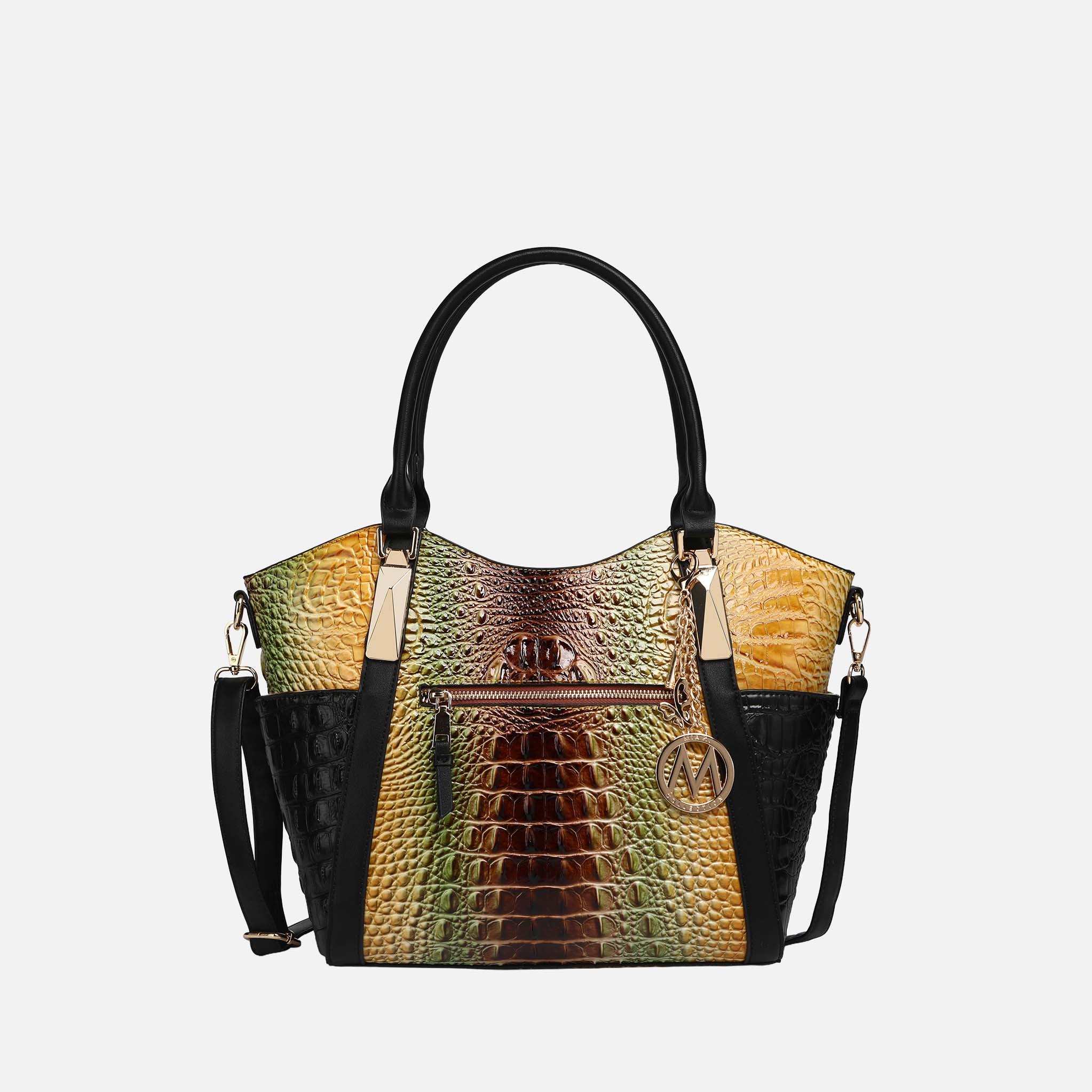 Janise Gradient Croc Tote handbag