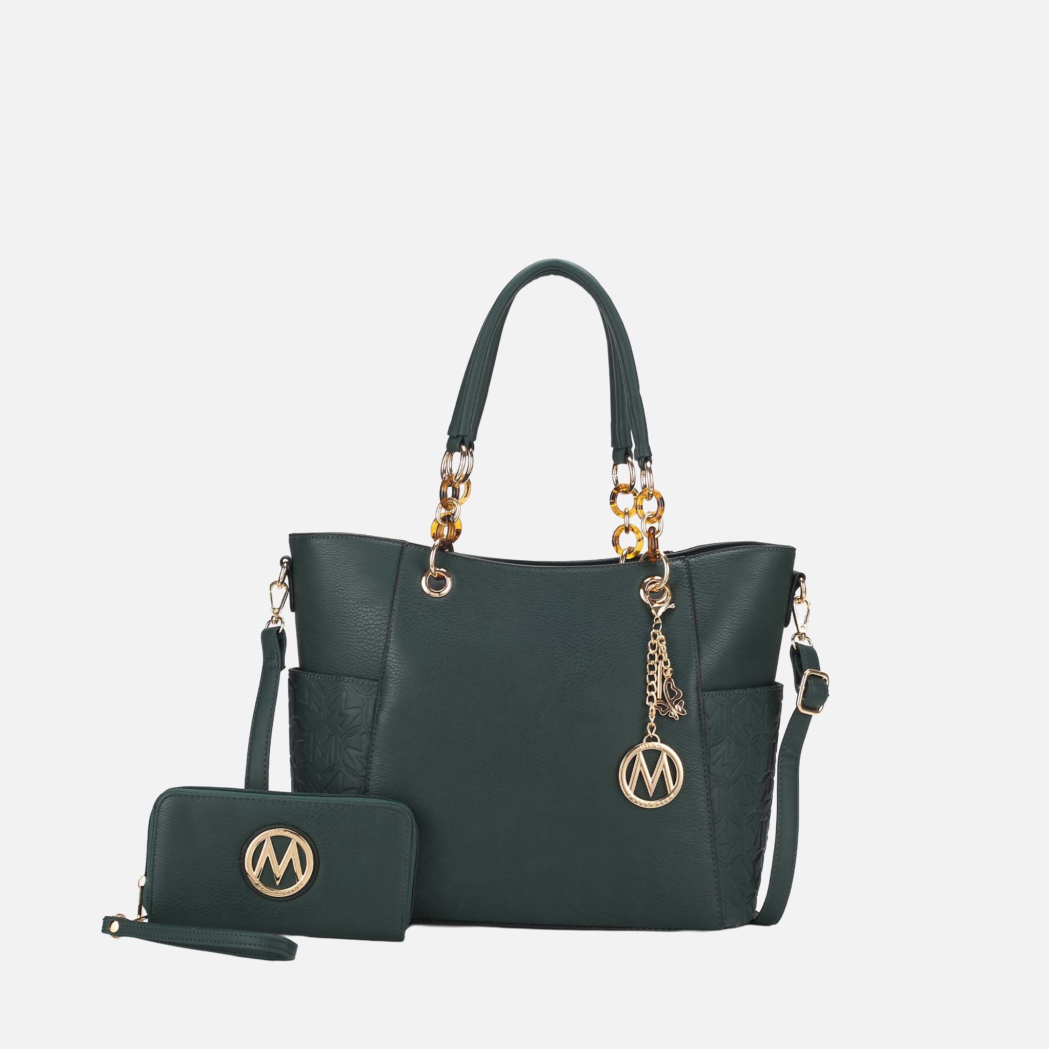 Merlina Embossed Tote Bag and Set