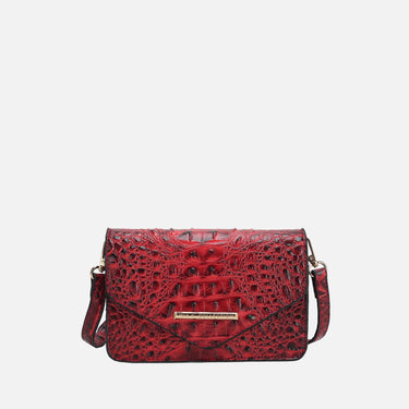 Vanta Solid Croc Saddle Bag