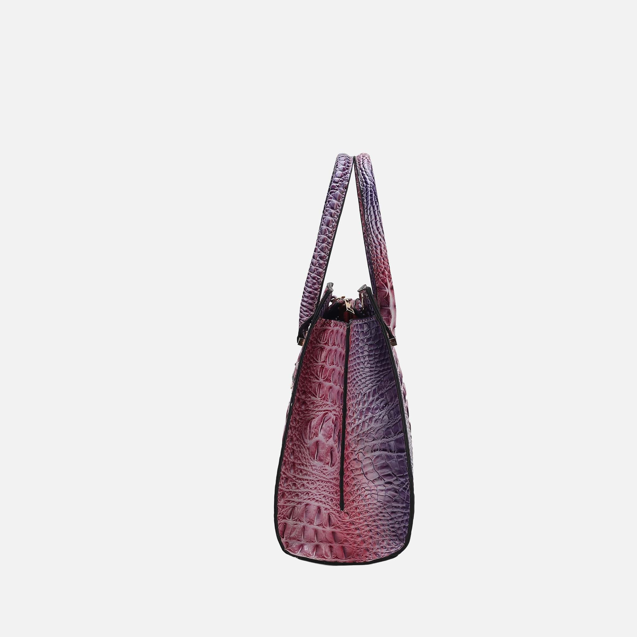Miriam Croc Tote Bag and Set