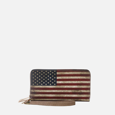 Uriel Printed Flag Wallet